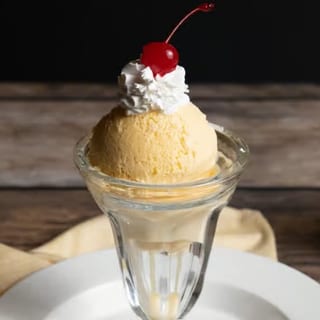Scoop of vanilla