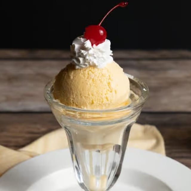 Scoop of vanilla.