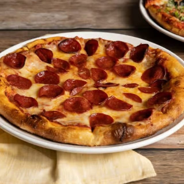 Pepperoni and Chesse Pizza.